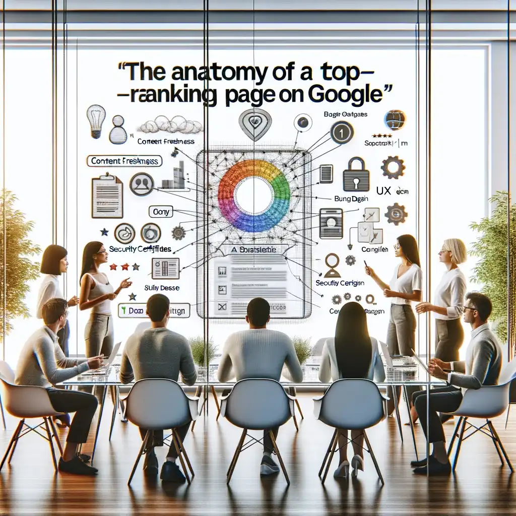 The anatomy of a top-ranking page on Google